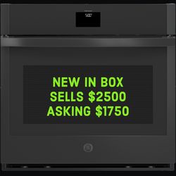 New GE® 30" Smart Built-In Self-Clean Convection Single Wall Oven