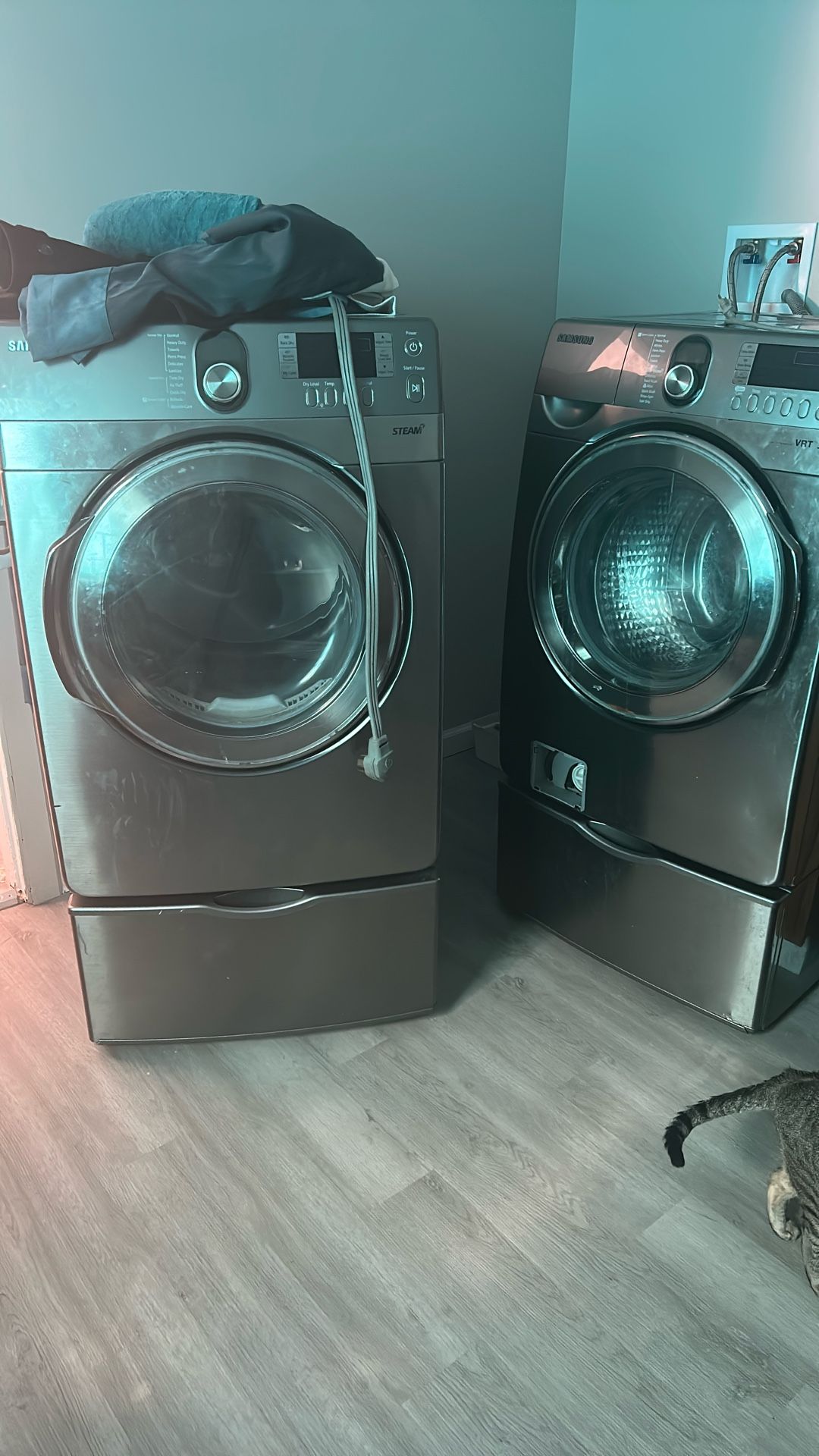 Washer and dryer