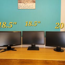 Acer Monitors All In Great Condition 3 Models 3 Prices