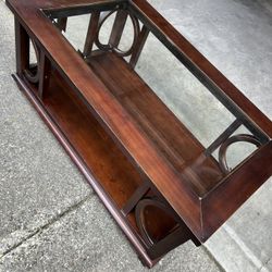Glass Top Coffee Table