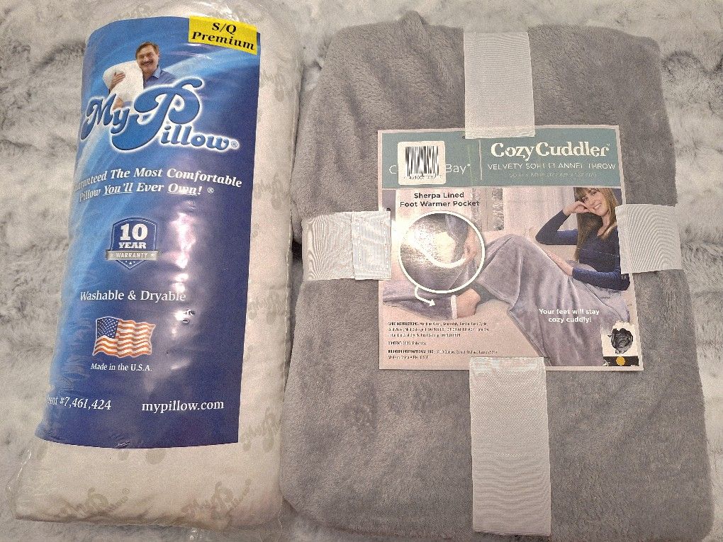 My Pillow/Cozy Cuddler Blanket!