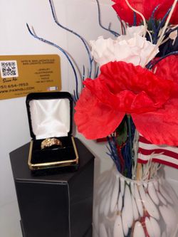 32–000-201 10KYG NUGGET DIAMOND ACCENT RING
