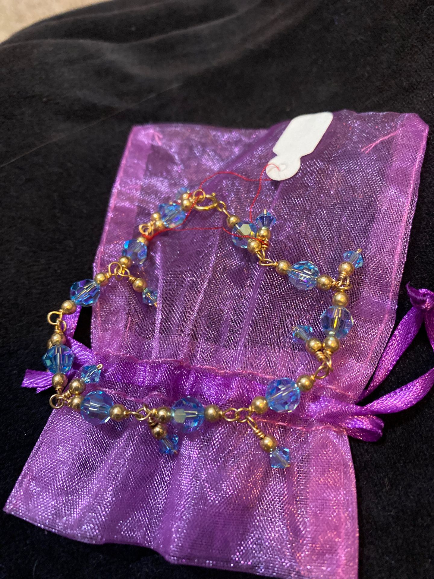 Baby blue Swarovski bracelet