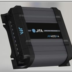 JFA 2-in-1 Amplifier & Audio Processor 400X4 Class D for Car & Motorcycle