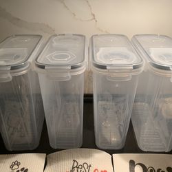 -4- Food Clear Containers 