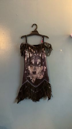 HALLOWEEN NATIVE AMERICAN INDIAN TODDLER SIZE COSTUME