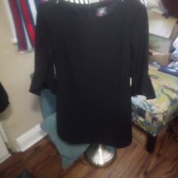 Vince Camuto Black Dress 4 Petite 