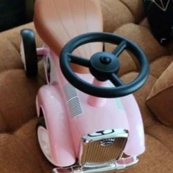 JOYLDIAS Ride on Car for Toddlers for 1.5-3 Years Old with Limited Steering Wheels, Secret Storage, Pink  GREAT CONDITION!
