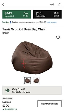 Travis Scott Cactus Jack Bean Bag Brand New $300 for Sale in