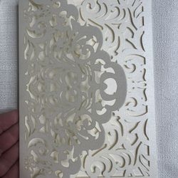 Laser Cut Invitation Sleeves 