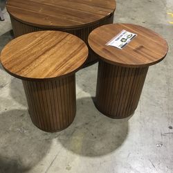 2pc Round Side Tables