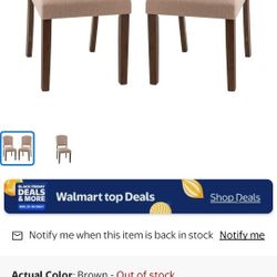 Luxury Hillsdale Emerson Parsons Chairs in Oyster Fabric. Brand New Set of Two