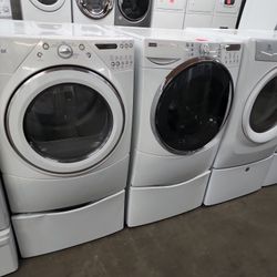 Kenmore Lg Large Capacity Front Load Washer And Dryer Set 