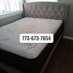 Brand New King Bed Frame With Mattress & Boxspring All Included For Only $499 🚨 Same Day Delivery 🚚 