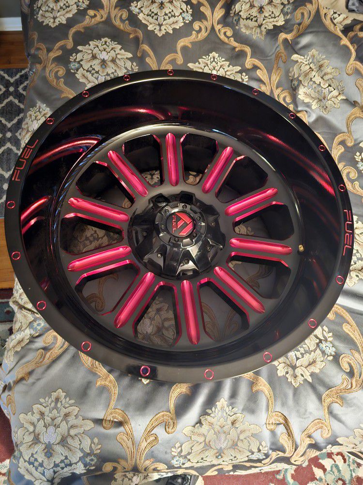 22x12 Hardline Gloss Black With Red Tint