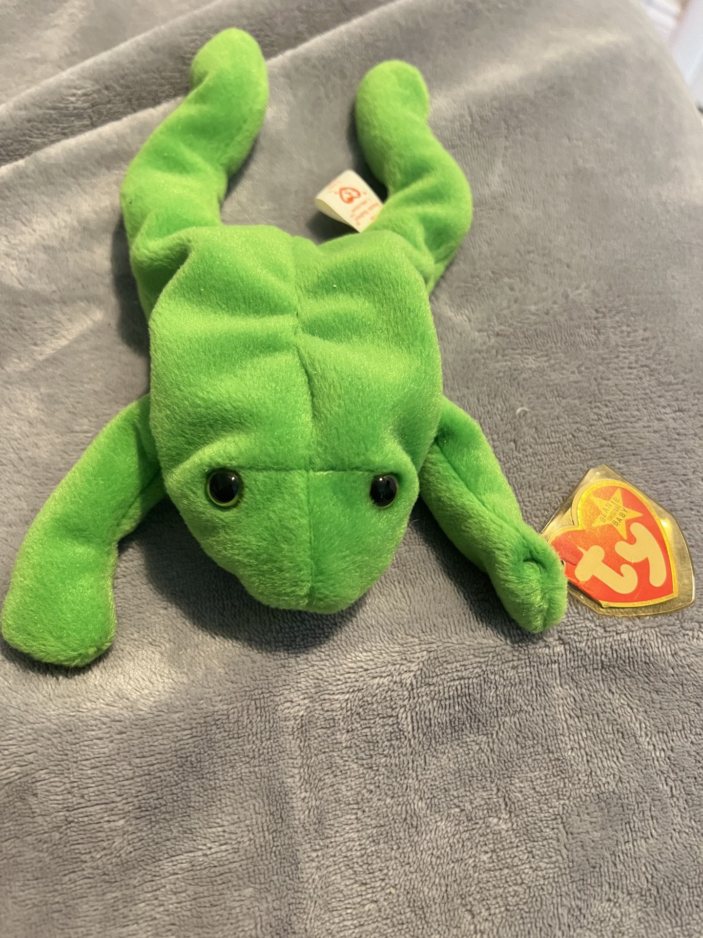 TY Beanie Baby Rare: Legs the Frog (1993): 1 of the original 9 (Collectable)