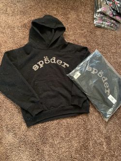 Vvs black spider hoodie