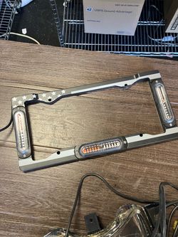 LED License Plate Frame with Stars Design