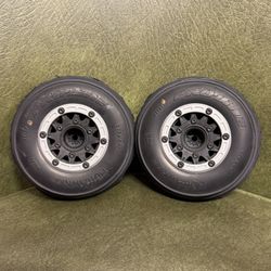 Proline Racing RC 2.2x3 Mohawk Front Sand Tires With Proline Beadlock Wheels