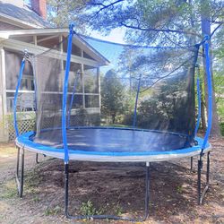 Trampoline and swing