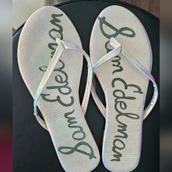 Sam Edelman iridescent sandals