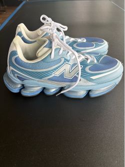 New Balance  Abzorb 2000 Baby Blue Grey White Men Running Shoes Size 10