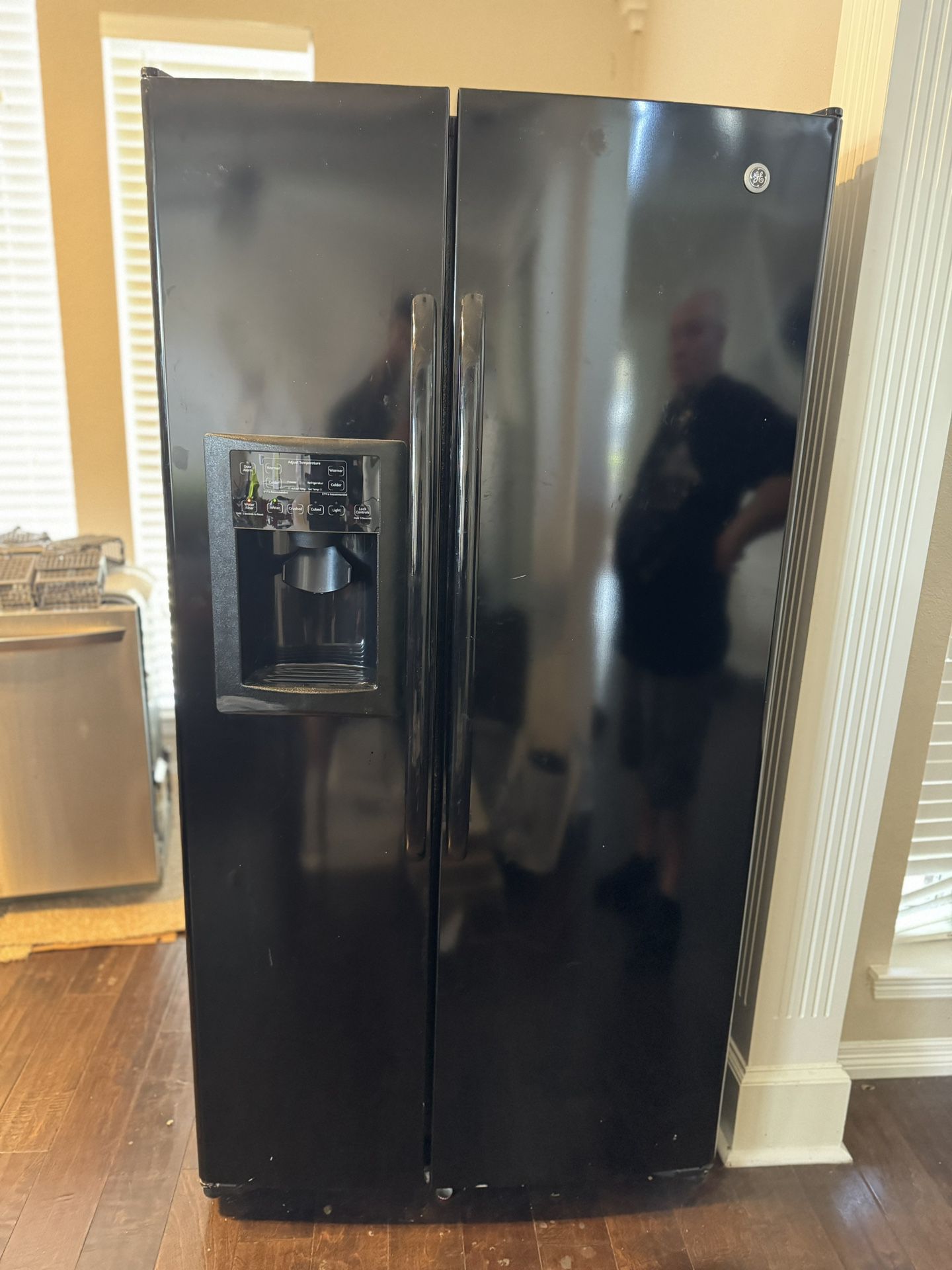 GE Black Refrigerator for Sale