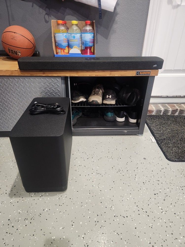 polk react soundbar and subwoofer