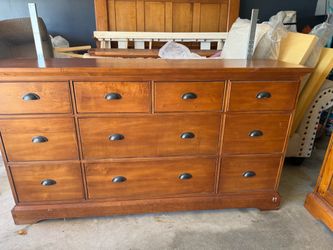 10 Drawer Dresser with Mirror