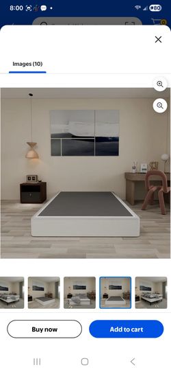 Mainstays 9" Queen Smart Metal Box Spring, easy assembly