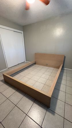 Malm (2) Dressers and (1) Bed Frame in Birch
