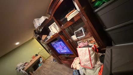Solid Wood Entertainment center