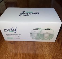 MOTIF AURA GLOW WEARABLE BREAST PUMP 2-PUMPS