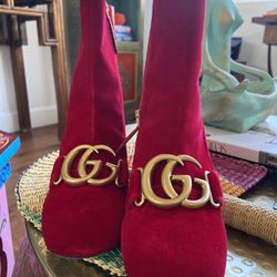 Gucci Soft Velvet MALAGA Boots