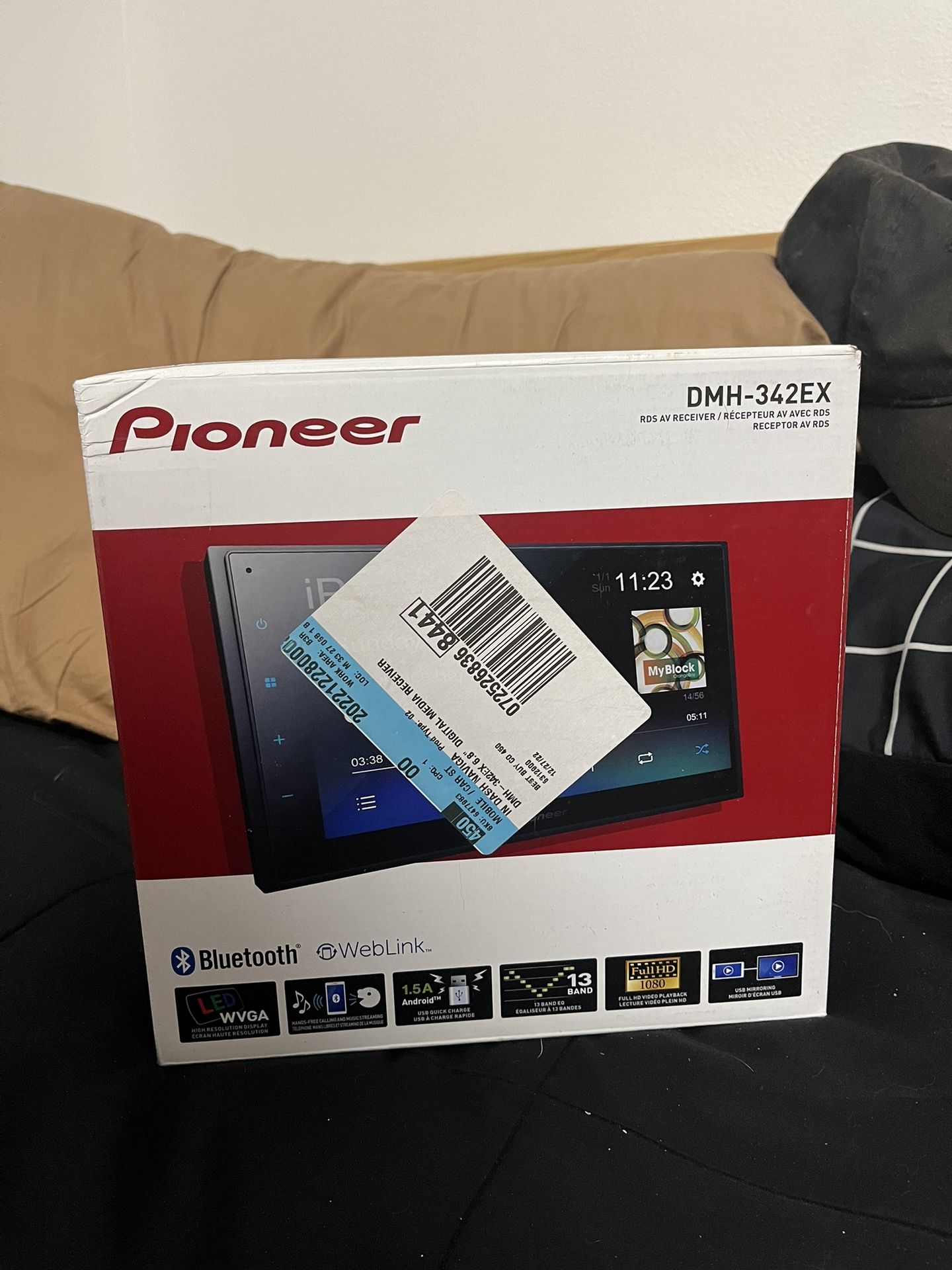 Pioneer DMH-342EX Car Radio