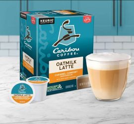 ☕☕KEURIG Coffee Oat milk Latte Caramel Comfort ☕☕
