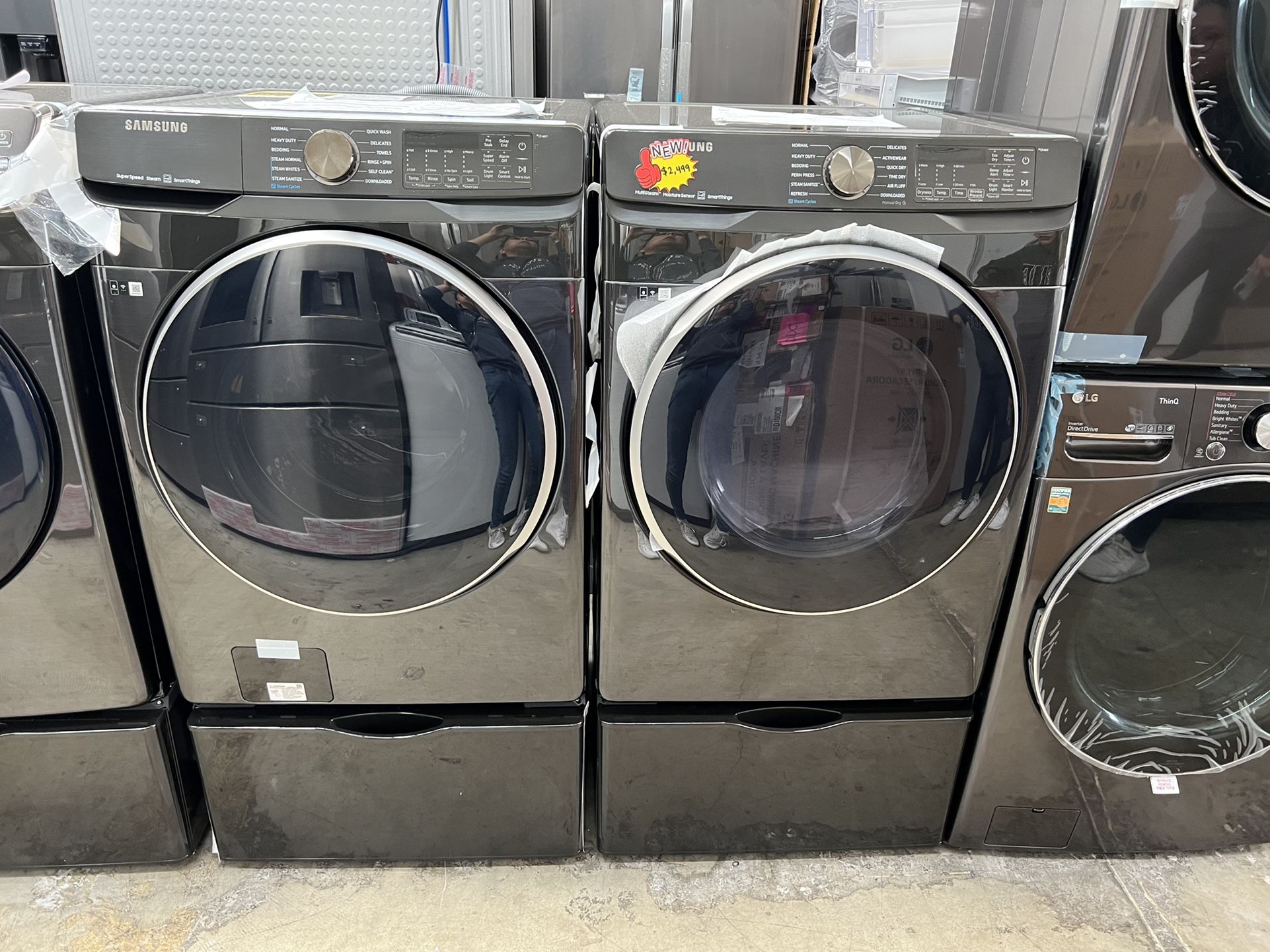 washer gas dryer set sale