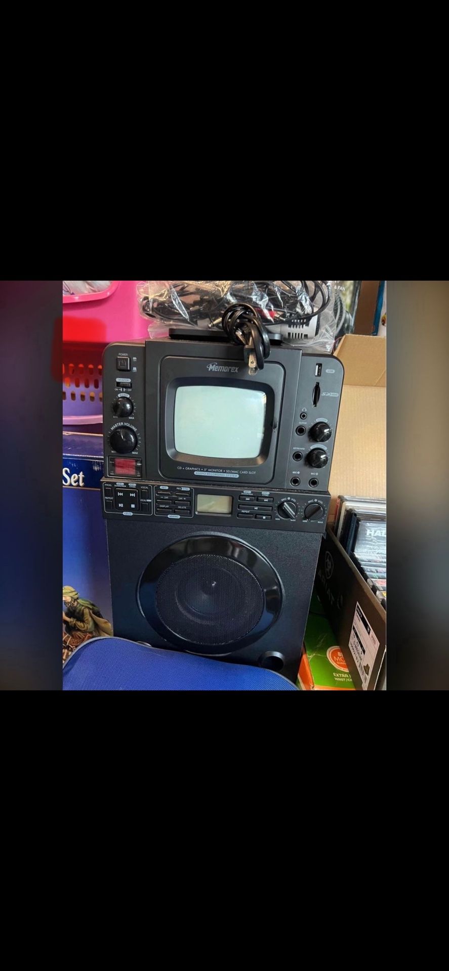 “Lightly Used Karaoke Machine – Party-Ready Fun!”