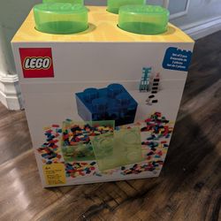 NEW! Set of 2 LEGO Storage Brick Blocks