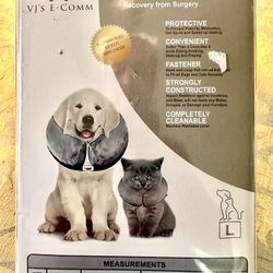 Protective Inflatable Pet Collar Large W15.8 Inner Dia 5.2 