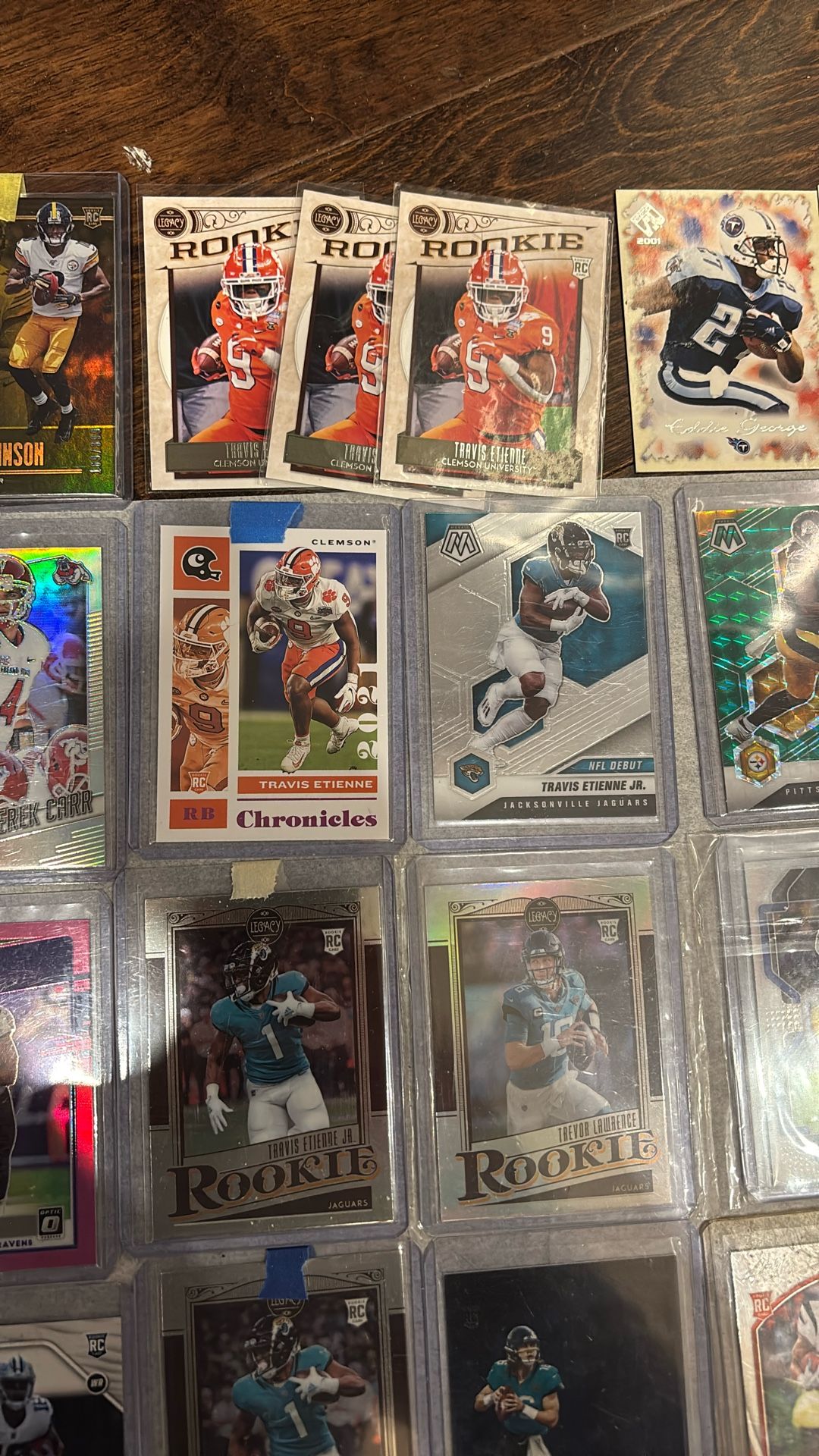 NFL Card Lot🔥 Ungraded Mint Rookies, Collegiate Etc