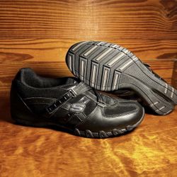 Skechers Speedstres-Dart Women’s Size 10 Sneakers 21067 Black Leather Shoes