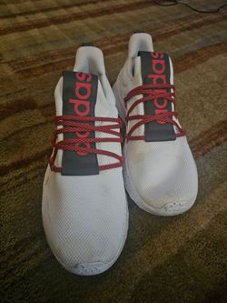 Adidas white/red
