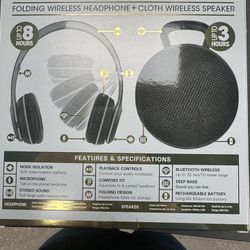 Wireless Headphones + Wireless Speaker🔥🔥