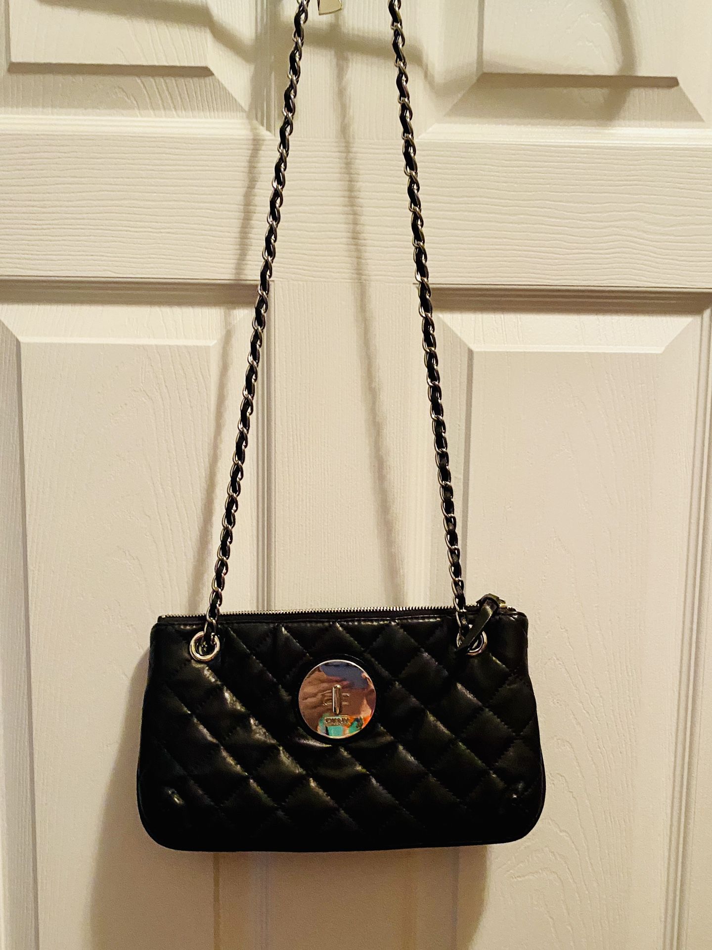 DKNY Quilted Leather Crossbody/Shoulder Bag