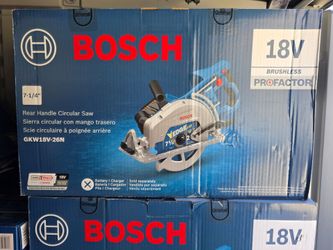NEW Bosch Cordless Rear Handle Saw (Bare Tool) $200