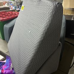 Gray Wedge Back Support Pillow