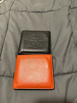 Coach Wallets (orange and black)