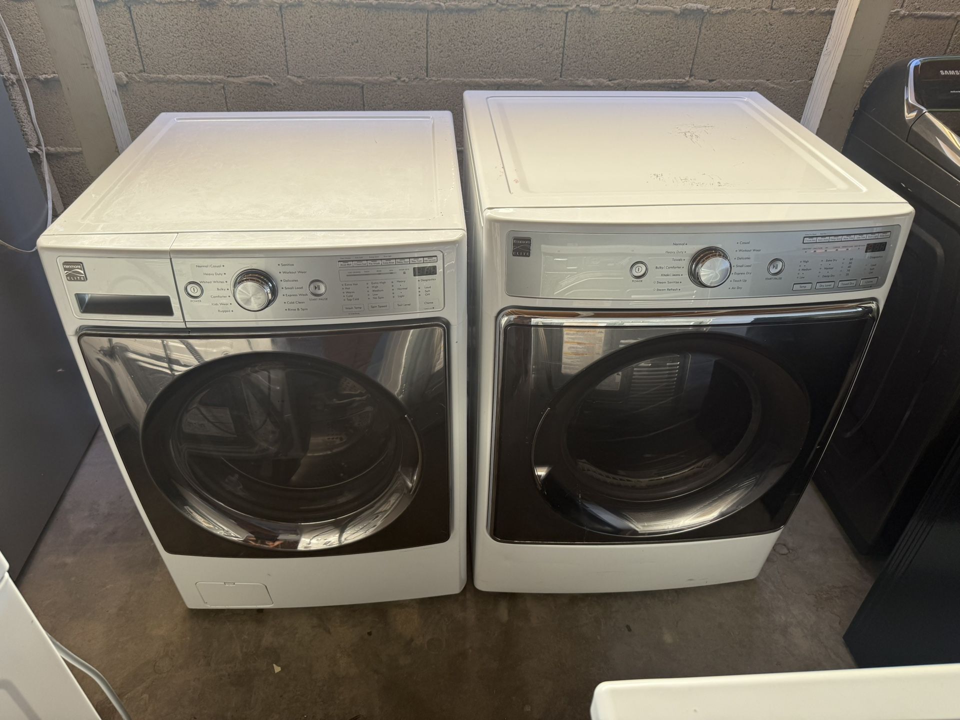 Kenmore Washer And Electric Dryer Good working condition  🏅---->45 DAYS WARRANTY<---🏅 / Lavadora Y Secadora Electrica