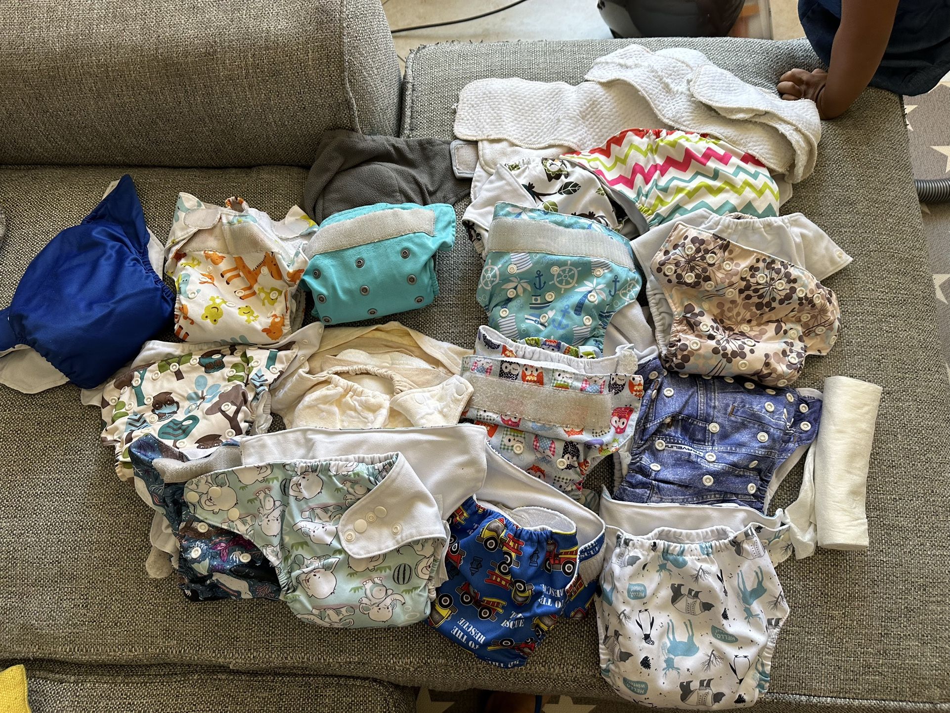 Cloth Diapers With Inserts And Liners
